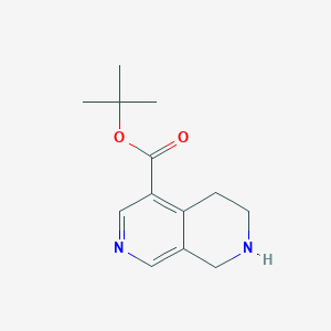 molecular formula C13H18N2O2 B3008892 Tert-butyl 5,6,7,8-tetrahydro-2,7-naphthyridine-4-carboxylate CAS No. 2248294-81-5