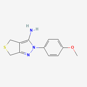 2-(4-Methoxy-phenyl)-2,6-dihydro-4H-thieno[3,4-c]pyrazol-3-ylamine