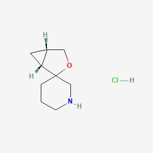 (1R,5S)-Spiro[3-oxabicyclo[3.1.0]hexane-2,3'-piperidine];hydrochloride