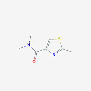 molecular formula C7H10N2OS B3008941 N,N,2-trimethyl-1,3-thiazole-4-carboxamide CAS No. 1492346-72-1
