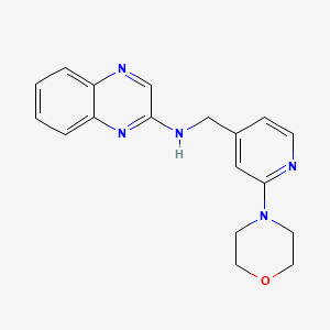 N-((2-morpholinopyridin-4-yl)methyl)quinoxalin-2-amine