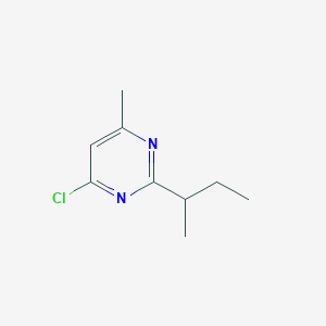 2-(Butan-2-yl)-4-chloro-6-methylpyrimidine