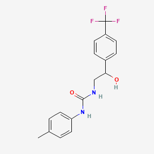 1-(2-Hydroxy-2-(4-(trifluoromethyl)phenyl)ethyl)-3-(p-tolyl)urea