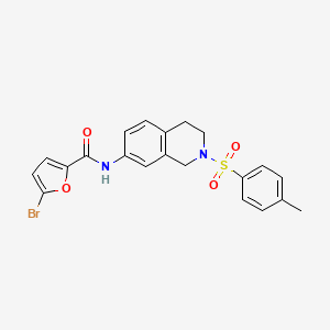 5-bromo-N-(2-tosyl-1,2,3,4-tetrahydroisoquinolin-7-yl)furan-2-carboxamide
