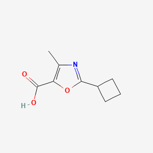 2-Cyclobutyl-4-methyl-1,3-oxazole-5-carboxylic acid