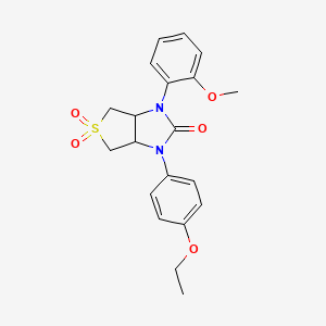 1-(4-ethoxyphenyl)-3-(2-methoxyphenyl)tetrahydro-1H-thieno[3,4-d]imidazol-2(3H)-one 5,5-dioxide