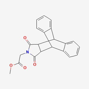 Methyl 2-[16,18-dioxo-17-azapentacyclo[6.6.5.0~2,7~.0~9,14~.0~15,19~]nonadeca-2(7),3,5,9(14),10,12-hexaen-17-yl]acetate