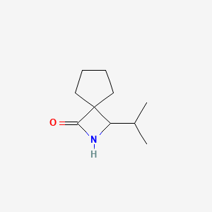 molecular formula C10H17NO B3009047 3-(Propan-2-yl)-2-azaspiro[3.4]octan-1-one CAS No. 1870091-13-6