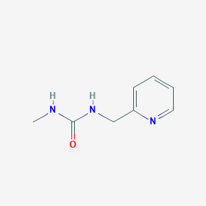 molecular formula C8H11N3O B3009086 1-甲基-3-(吡啶-2-基甲基)脲 CAS No. 36226-40-1