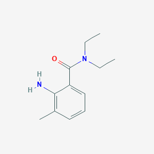 molecular formula C12H18N2O B3009091 2-氨基-N,N-二乙基-3-甲基苯甲酰胺 CAS No. 926250-76-2