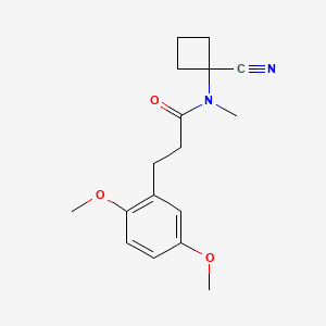 N-(1-cyanocyclobutyl)-3-(2,5-dimethoxyphenyl)-N-methylpropanamide