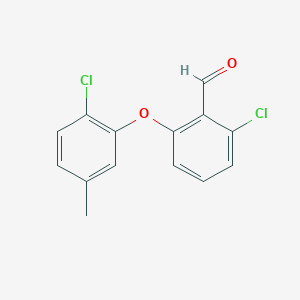 2-Chloro-6-(2-chloro-5-methylphenoxy)benzaldehyde