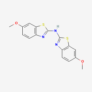6-methoxy-N-(6-methoxy-1,3-benzothiazol-2-yl)-1,3-benzothiazol-2-amine