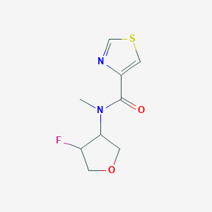 N-(4-fluorooxolan-3-yl)-N-methyl-1,3-thiazole-4-carboxamide