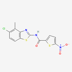 N-(5-chloro-4-methyl-1,3-benzothiazol-2-yl)-5-nitrothiophene-2-carboxamide