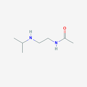 molecular formula C7H16N2O B3009184 N-{2-[(丙烷-2-基)氨基]乙基}乙酰胺 CAS No. 4814-85-1