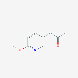molecular formula C9H11NO2 B3009185 1-(6-Methoxypyridin-3-yl)propan-2-one CAS No. 629646-45-3