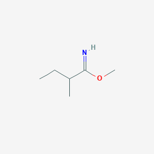 molecular formula C6H13NO B3009294 Methyl 2-methylbutanecarboximidate CAS No. 1248269-53-5