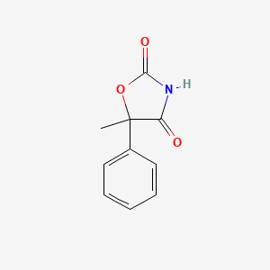 molecular formula C10H9NO3 B3009297 5-Methyl-5-phenyl-1,3-oxazolidine-2,4-dione CAS No. 130689-84-8