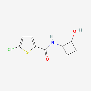 molecular formula C9H10ClNO2S B3009319 5-chloro-N-(2-hydroxycyclobutyl)thiophene-2-carboxamide CAS No. 2198436-08-5