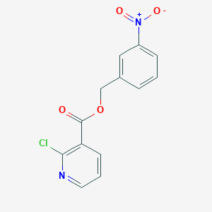 molecular formula C13H9ClN2O4 B3009331 (3-Nitrophenyl)methyl 2-chloropyridine-3-carboxylate CAS No. 484666-00-4