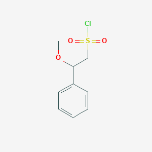 B3009343 2-Methoxy-2-phenylethane-1-sulfonyl chloride CAS No. 1785454-64-9