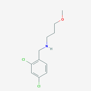 B3009355 N-(2,4-dichlorobenzyl)-3-methoxypropan-1-amine CAS No. 103861-46-7