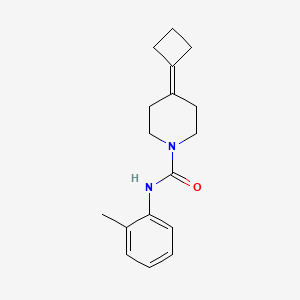 molecular formula C17H22N2O B3009388 4-Cyclobutylidene-N-(2-methylphenyl)piperidine-1-carboxamide CAS No. 2310159-17-0