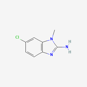 molecular formula C8H8ClN3 B3009400 6-Chloro-1-methylbenzimidazol-2-amine CAS No. 925460-91-9