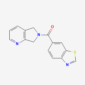 benzo[d]thiazol-6-yl(5H-pyrrolo[3,4-b]pyridin-6(7H)-yl)methanone