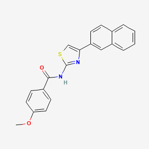 4-methoxy-N-(4-(naphthalen-2-yl)thiazol-2-yl)benzamide