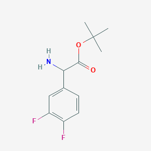 Tert-butyl 2-amino-2-(3,4-difluorophenyl)acetate