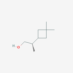 molecular formula C9H18O B3009518 (2S)-2-(3,3-Dimethylcyclobutyl)propan-1-ol CAS No. 2248187-24-6