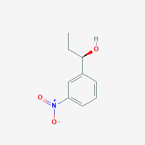 molecular formula C9H11NO3 B3009523 (1R)-1-(3-nitrophenyl)propan-1-ol CAS No. 286934-41-6