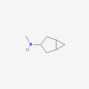 molecular formula C7H13N B3009545 N-methylbicyclo[3.1.0]hexan-3-amine CAS No. 1780459-81-5