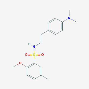 N-(4-(dimethylamino)phenethyl)-2-methoxy-5-methylbenzenesulfonamide