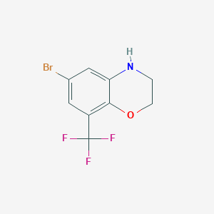 6-bromo-8-(trifluoromethyl)-3,4-dihydro-2H-1,4-benzoxazine