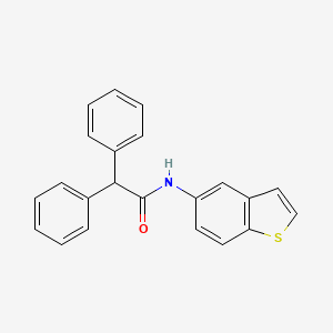 N-(1-benzothiophen-5-yl)-2,2-diphenylacetamide