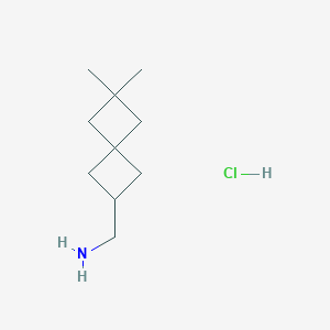 (2,2-Dimethylspiro[3.3]heptan-6-yl)methanamine;hydrochloride