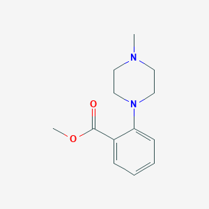 molecular formula C13H18N2O2 B3009600 Methyl 2-(4-methylpiperazino)benzoate CAS No. 773873-96-4