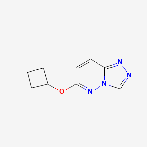 molecular formula C9H10N4O B3009659 6-环丁氧基-[1,2,4]三唑并[4,3-b]哒嗪 CAS No. 2175978-95-5