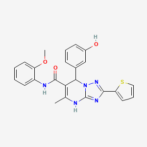 7-(3-hydroxyphenyl)-N-(2-methoxyphenyl)-5-methyl-2-thien-2-yl-4,7-dihydro[1,2,4]triazolo[1,5-a]pyrimidine-6-carboxamide