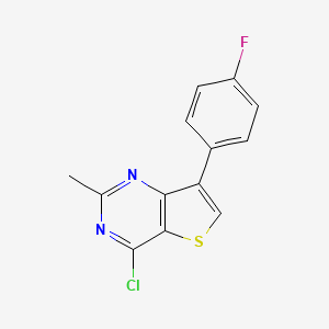 4-Chloro-7-(4-fluorophenyl)-2-methylthieno[3,2-d]pyrimidine