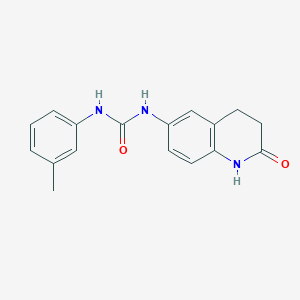 1-(2-Oxo-1,2,3,4-tetrahydroquinolin-6-yl)-3-(m-tolyl)urea