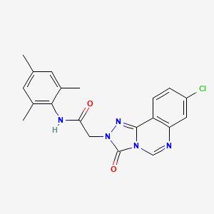 2-(8-chloro-3-oxo-[1,2,4]triazolo[4,3-c]quinazolin-2(3H)-yl)-N-mesitylacetamide