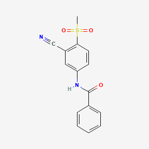 N-(3-Cyano-4-(methylsulfonyl)phenyl)benzenecarboxamide