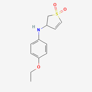 N-(4-ethoxyphenyl)-1,1-dioxo-2,3-dihydrothiophen-3-amine