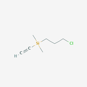 molecular formula C7H13ClSi B3009698 3-Chloropropyl-ethynyl-dimethylsilane CAS No. 2445792-14-1