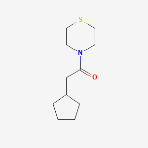 2-Cyclopentyl-1-(thiomorpholin-4-yl)ethan-1-one