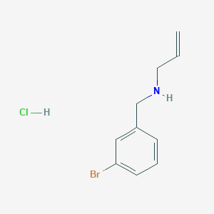 molecular formula C10H13BrClN B3009703 N-(3-Bromobenzyl)-2-propen-1-amine hydrochloride CAS No. 1049678-39-8